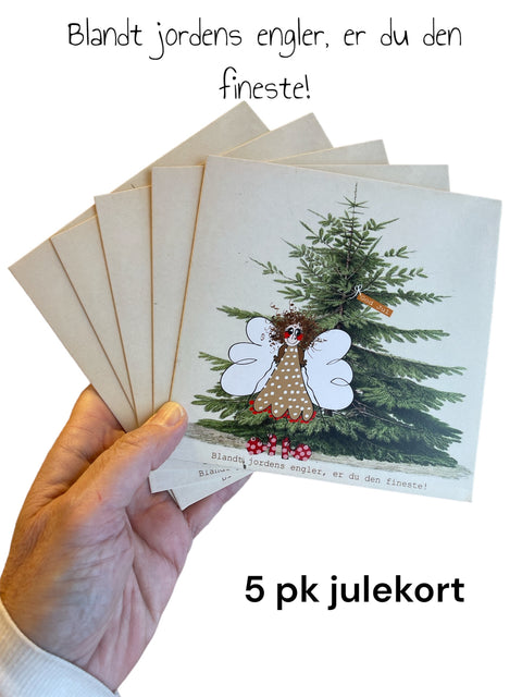 5 PK Blandt jordens engler er du den fineste (brun)