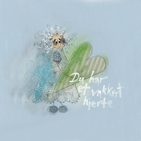 Du har et vakkert hjerte, blå