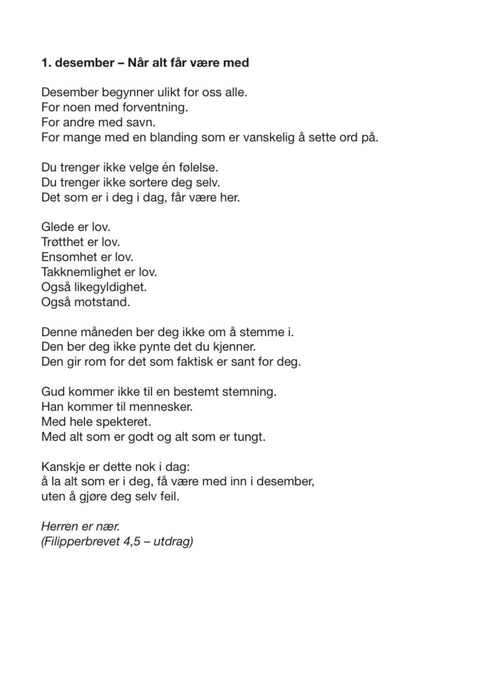 Se, jeg er med deg alle dager