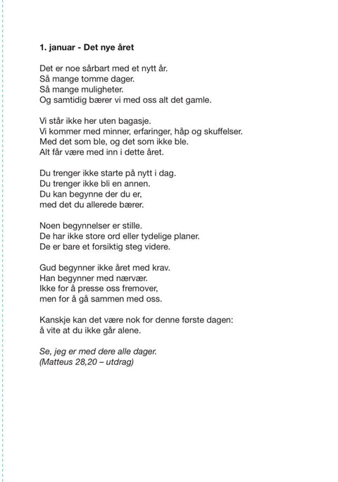 Se, jeg er med deg alle dager