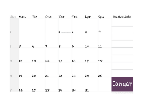 Kunstkalender 2026