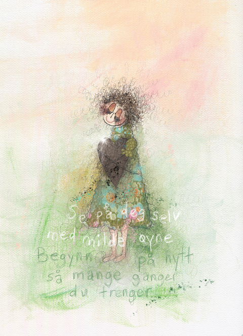 Look at yourself with gentle eyes.