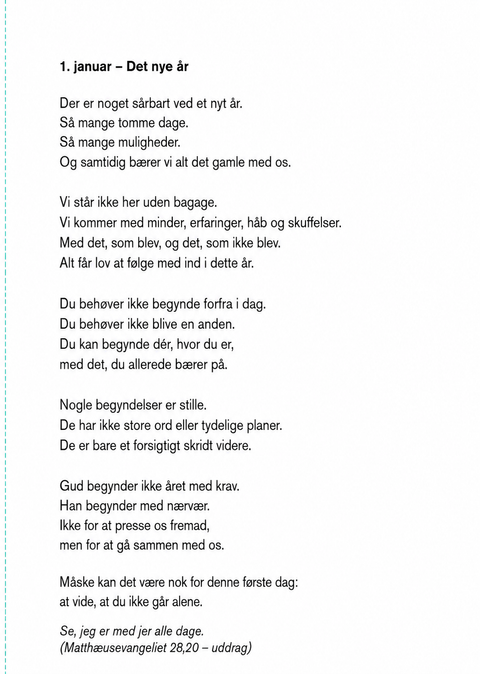 Se, jeg er med dig alle dage