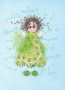  Takk mamma for at akkurat du er min mamma! 13x18 cm