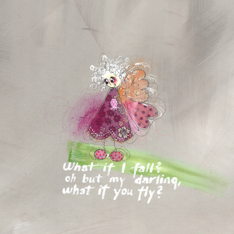 What if I fall? (green-pink)