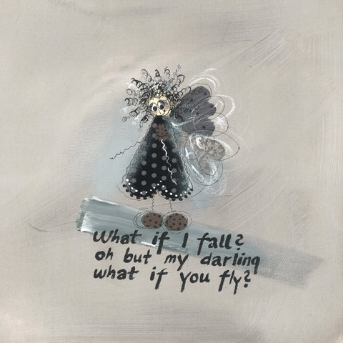 What if I fall? (black)