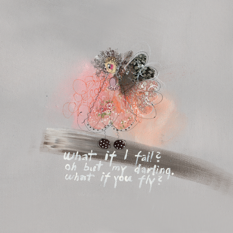 What if I fall? (peach)
