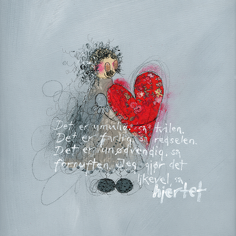 Doubt (gray-red)
