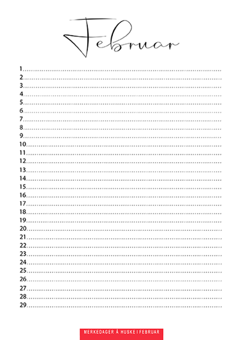Birthday and anniversary calendar 